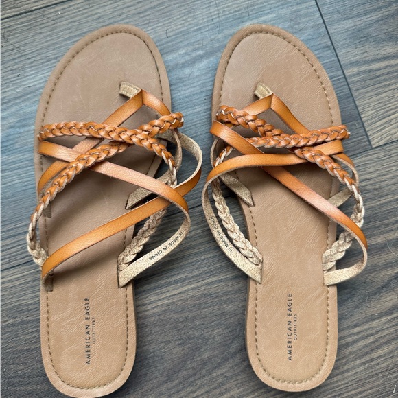 American Eagle Outfitters Shoes - American Eagle Outfitters Tan Sandals